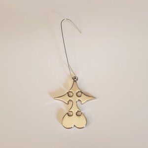 Kingdom Hearts Nobody Symbol Silvertone Christmas Ornament Disney RPG Video Game